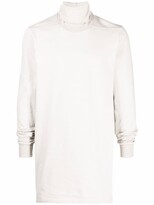 Thumbnail for your product : Rick Owens Roll-Neck Organic-Cotton Sweatshirt
