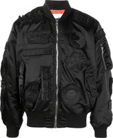 Thumbnail for your product : Études Ruched Tonal-Patch Bomber Jacket