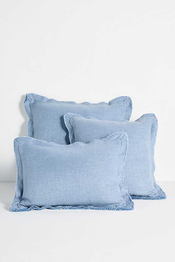 Anthropologie Luxe Linen Blend Pillow