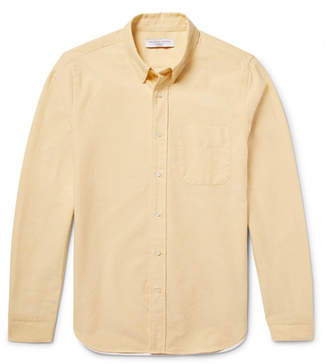 Orlebar Brown Oliver Slim-Fit Button-Down Collar Cotton Oxford Shirt - Men - Yellow