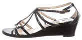 Thumbnail for your product : Jimmy Choo Multistrap Wedge Sandals