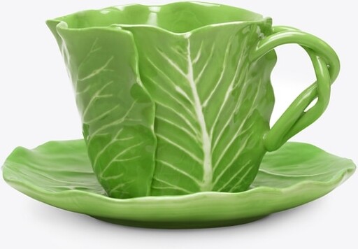 Tory Burch Lettuce Ware Cup & Saucer, Set of 2 - ShopStyle Home & Living