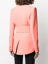Thumbnail for your product : Hebe Studio The Girlfriend belted single-breasted blazer