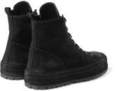 Thumbnail for your product : Ann Demeulemeester Suede High Top Sneakers