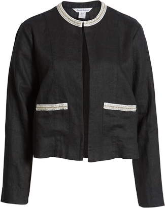Tommy Bahama Embellished Lux Linen Jacket