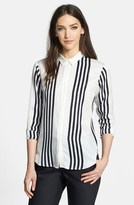 Thumbnail for your product : Theory 'Aquilina B.' Stripe Silk Shirt