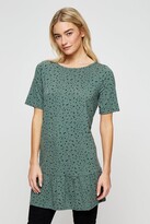 Thumbnail for your product : Dorothy Perkins Women's Khaki Abstract Tiered Tunic - 8