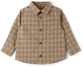 Thumbnail for your product : Burberry Baby Beige Check Owen Shirt