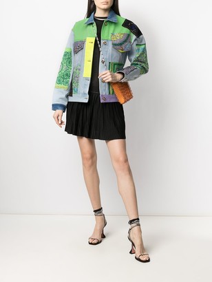 心ときめく◇ツイード Jacket◇VERSACE SchaferandweinerShops Japan - Black Jacket with logo Versace