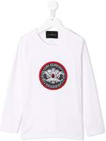 Thumbnail for your product : John Richmond Junior embroidered patch long-sleeve top