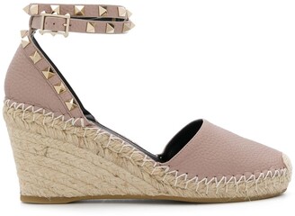 valentino espadrille wedge sale