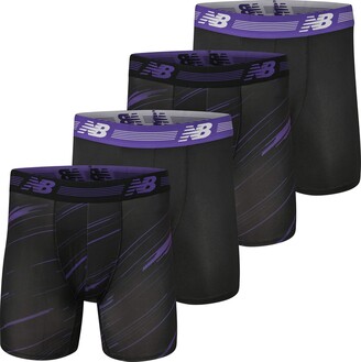 New Balance Men's Ultra Soft Performance 6 Boxer Briefs with No Fly  (3-Pack of Underwear)