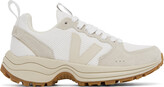 Thumbnail for your product : Veja White & Beige Venturi Sneakers