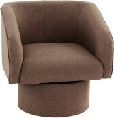 Corrigan Studio Fabric Chair With Swivel - Adds Charm To Rooms Contemporary Lounge Elegant Seating