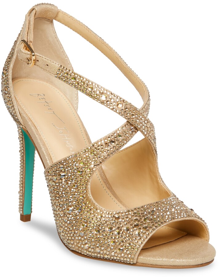 rhinestone evening shoes