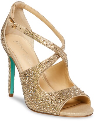 Gold Evening Sandals | Shop the world's largest collection of fashion |  ShopStyle