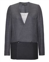 Thumbnail for your product : Jaeger Wool-Blend Colour Block Jacket