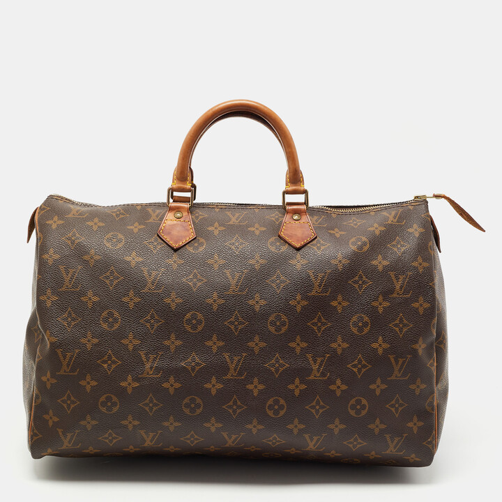 Louis Vuitton Monogram Canvas Speedy 40 Bag - ShopStyle