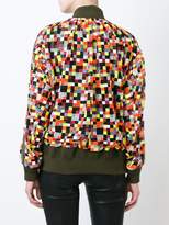 Thumbnail for your product : Sacai checked bomber jacket