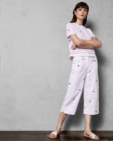 Thumbnail for your product : Ted Baker TRILLAA Stitch detail culottes