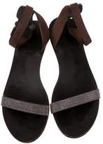 Thumbnail for your product : Brunello Cucinelli Monili Ankle Strap Sandals