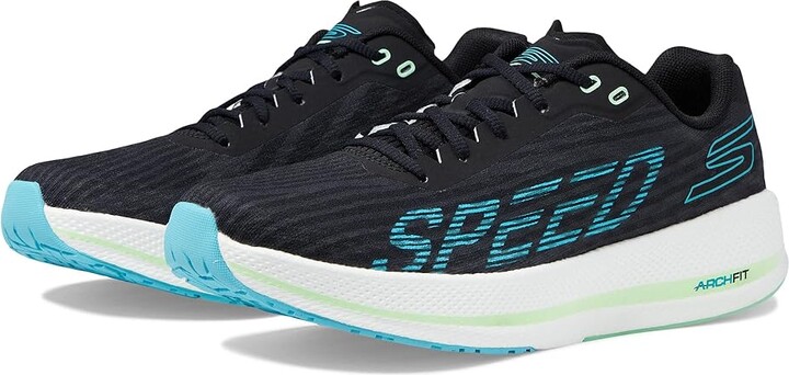 Skechers Go Run Arch Fit Razor 4 (Black/Blue) Women's Running Shoes ...