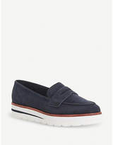 Thumbnail for your product : Dune Gabryel suede flatform loafers