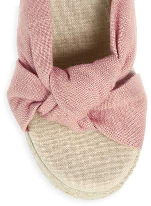Soludos Knotted Wedge Sandals