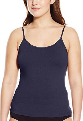 Pure Style Girlfriends Women's Plus-Size Cami Tank with Adjustable Strap
