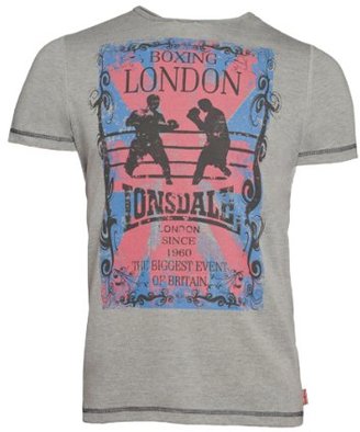 Lonsdale London Men's Huddersfield Slim Fit T-Shirt