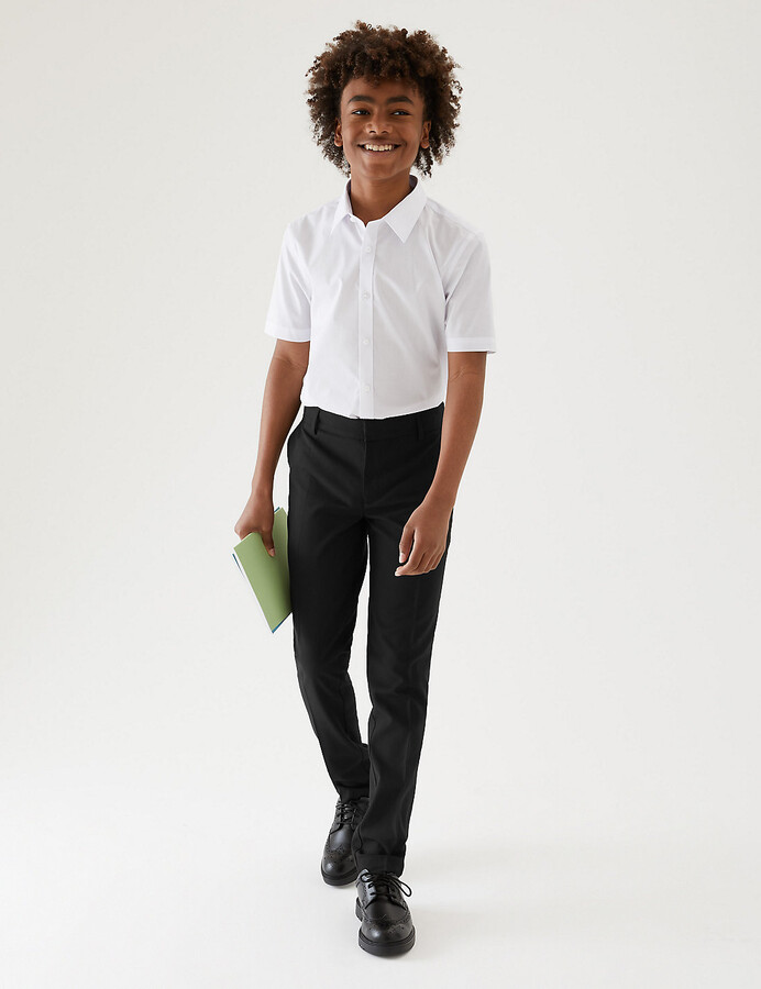 super skinny school trousers boys