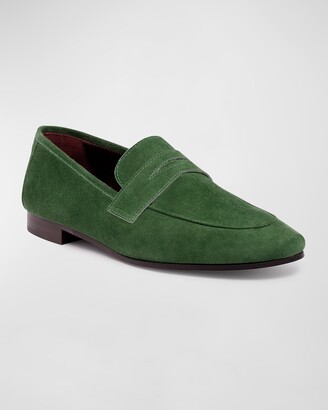 Bougeotte Flaneur Suede Flat Loafers