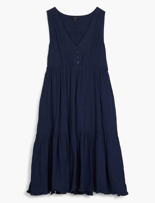 plus size gauze dress