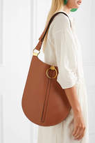 Thumbnail for your product : Marni Earring Leather Shoulder Bag - Tan
