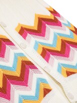 Thumbnail for your product : Missoni Kids zigzag-print V-neck cardigan