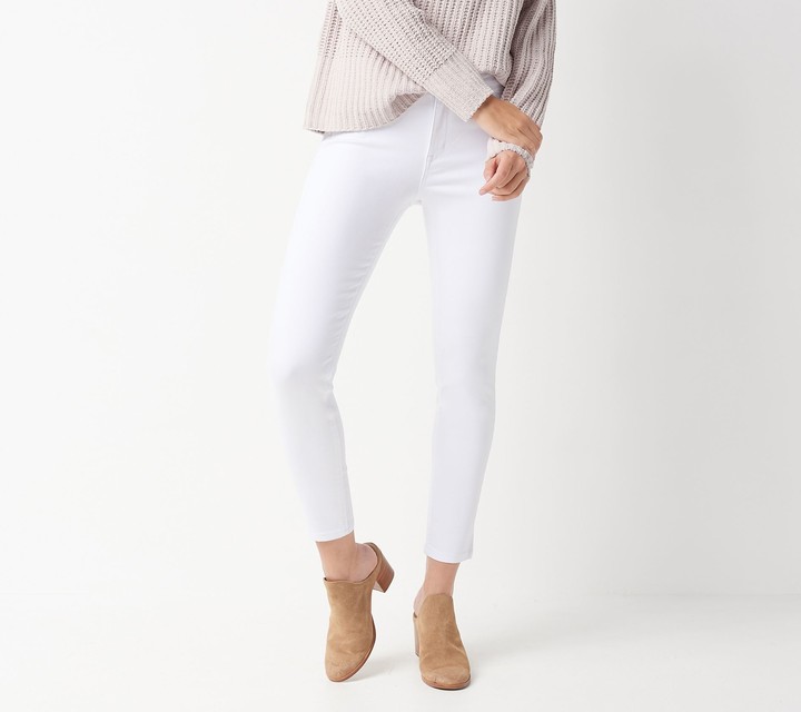 zip fly skinny jeans