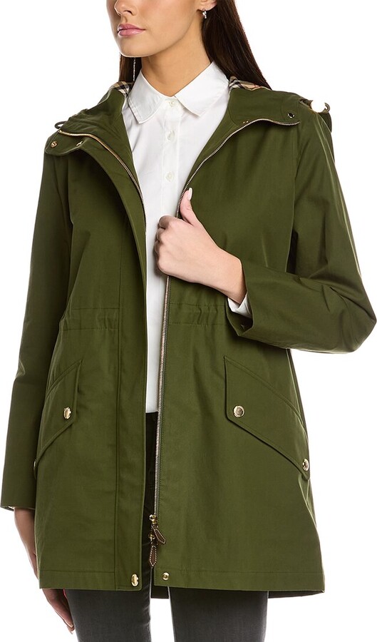 Burberry Green Women's Coats | ShopStyle