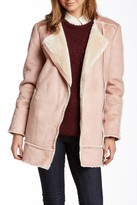 Thumbnail for your product : Vince Camuto Faux Suede Shearling Jacket