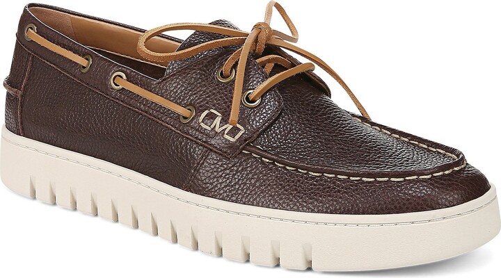 Men's Leather or Nubuck Boat Shoes - Uptown Boat