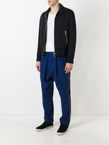 Thumbnail for your product : Haider Ackermann dropped crotch tapered track pants - men - Cotton/Acetate/Rayon - S