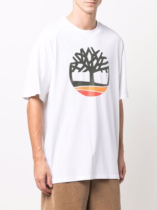 Timberland logo-print crewneck T-shirt