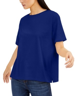 Eileen Fisher Cotton T-Shirt, Regular & Petite Sizes