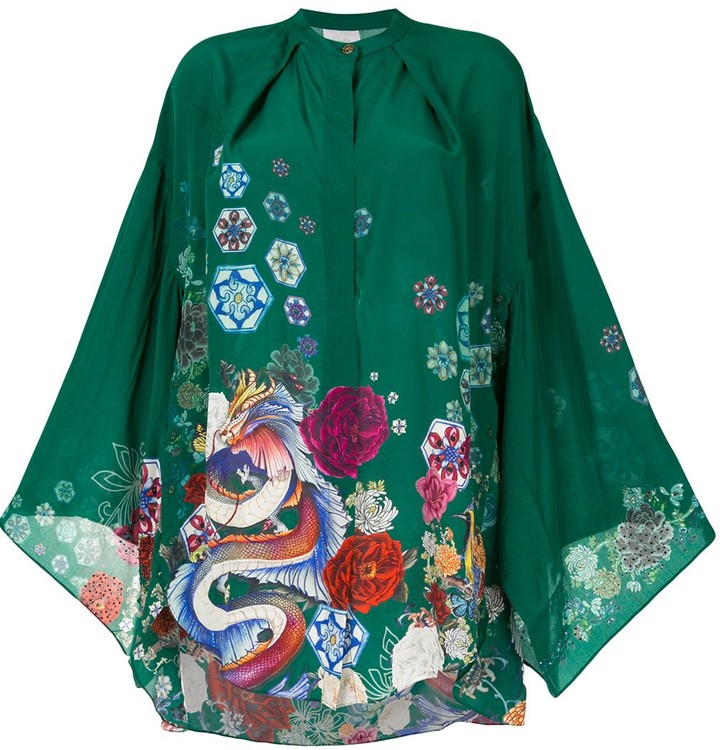 Camilla Kimono Sleeve Blouse ShopStyle Tops