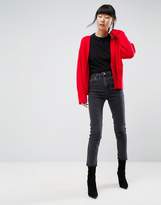 Thumbnail for your product : ASOS DESIGN Chunky Cardigan with Button Front