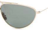 Thumbnail for your product : Celine Aviator Metal Sunglasses - Green Gold