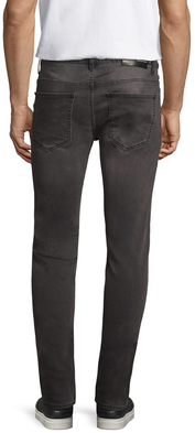 BLK DNM Distressed Cotton Straight Jeans