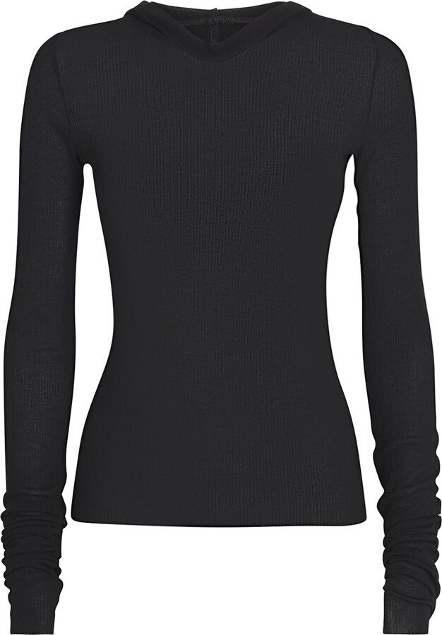 Rick Owens Hooded Crop Top