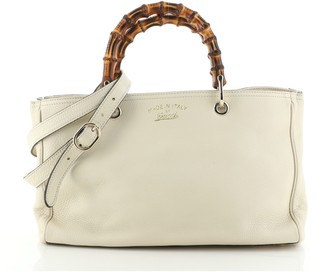 gucci large bamboo shopper tote