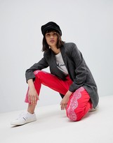Thumbnail for your product : Asos Design ASOS Track Pant Pants with Lace Detail
