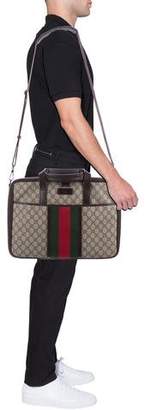 Gucci GG Plus Web Laptop Bag